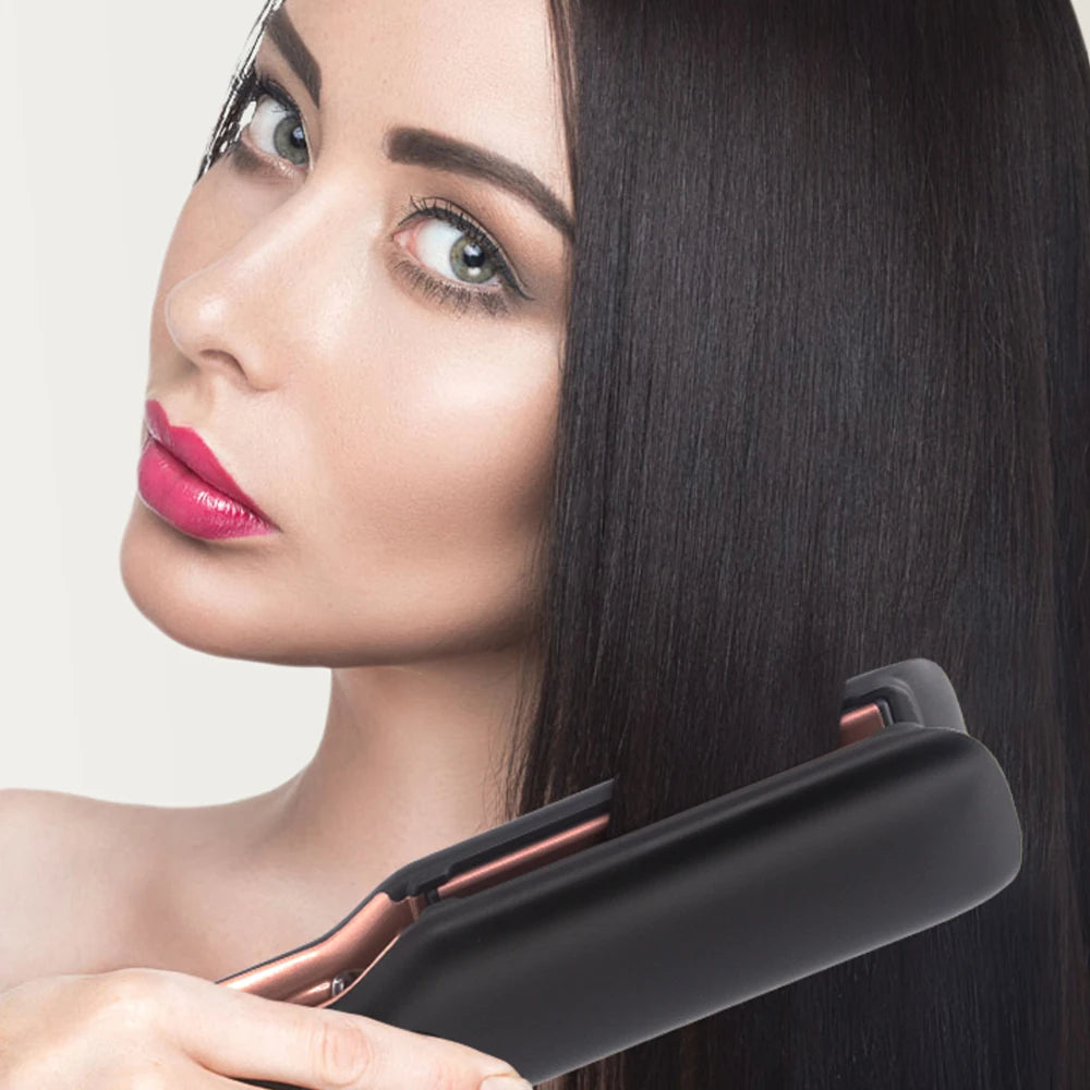 500F Hair Straightener High Temperature Flat Irons Wide Plate Plasma Ions