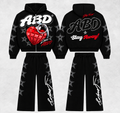 STAY AWAY RHINESTONE TRACKSUIT