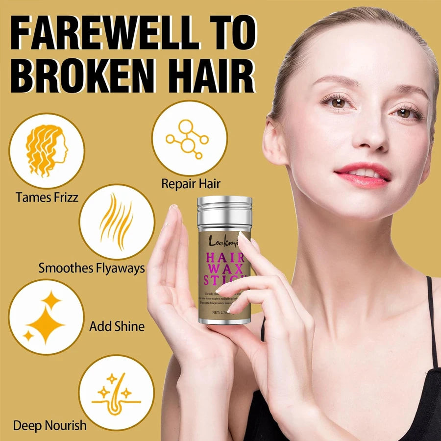 Baby Bangs Styling Gel Hair Pomade Edge Control Wax for Wig Women 24 HRS
