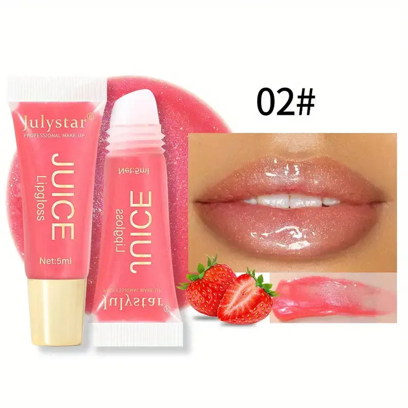 Watery Crystal Clear Jelly Lip Oil Lip Balm Moisturizing And Smoothing Lip Lines