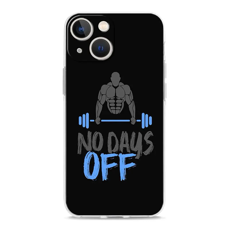 Gym Fitness Bodybuilding Phone Case For iPhone 11 Cases iPhone 15 12 13 14 16 Pro Max X XR XS 14 15 Plus 16Pro iPhone16 Cover