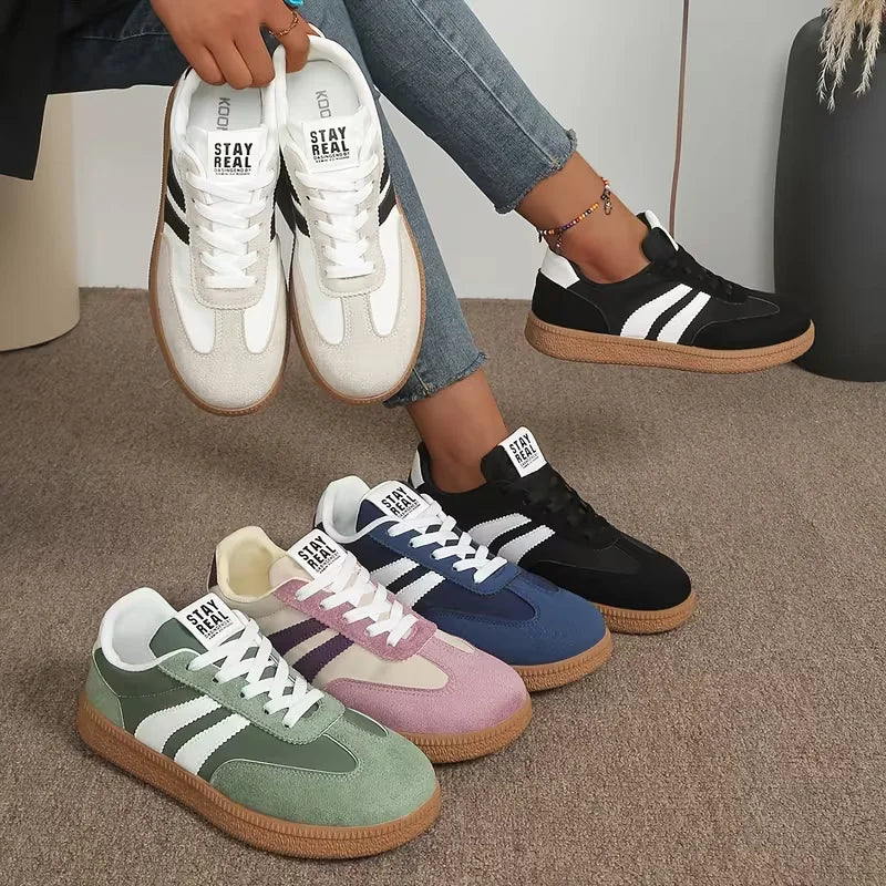 2026 New Sneakers Women Casual Patchwork Designer Shoes Sneakers Women Outdoor Casual Comfortable Ladies Shoe