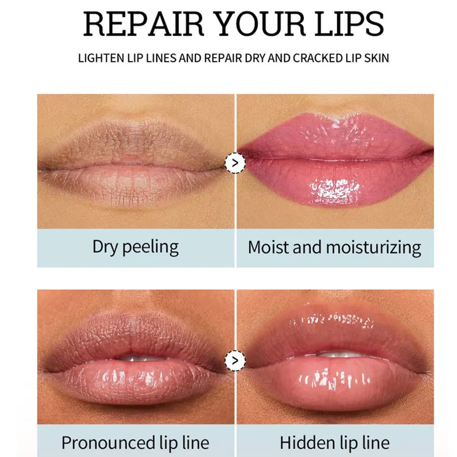 Watery Crystal Clear Jelly Lip Oil Lip Balm Moisturizing And Smoothing Lip Lines