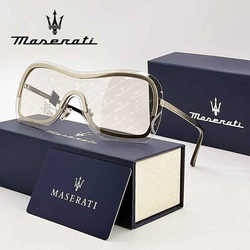 MASERATI Luxury Sunglasses High End for Men Women Polarized UV400 Driving Glasses Classic Style Premium Quality  Fashion Design