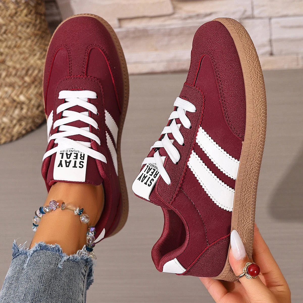 2026 New Sneakers Women Casual Patchwork Designer Shoes Sneakers Women Outdoor Casual Comfortable Ladies Shoe