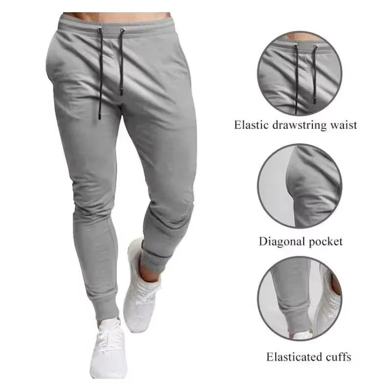2026 new thin trousers Gym jogging fitness sportswear autumn men's and women's jogging sports casual pants gym breathable pants