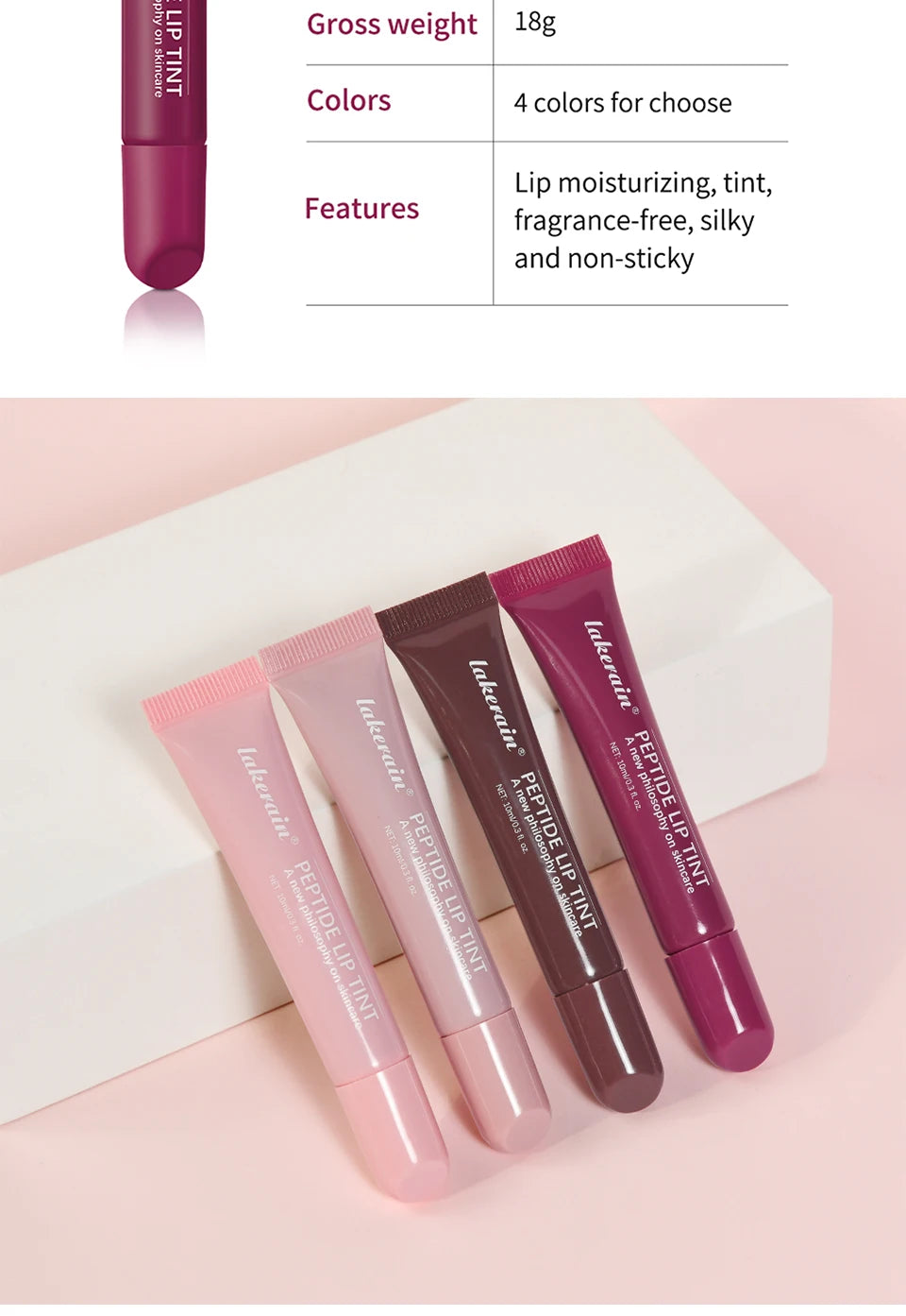 10ml Mirror Lip Glaze Moisturizes Jelly Lip Enrichment Oil Lasting Water Light Glass Lip Oil Remove Line Lip Protection Serum