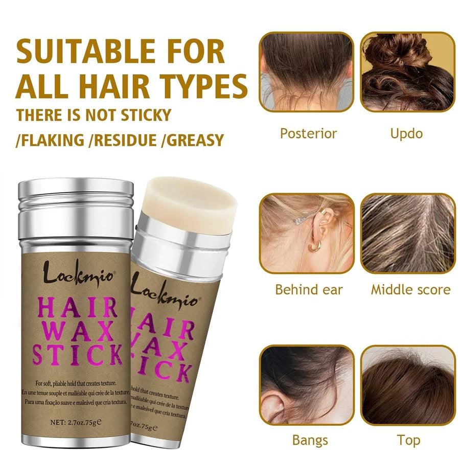 Baby Bangs Styling Gel Hair Pomade Edge Control Wax for Wig Women 24 HRS