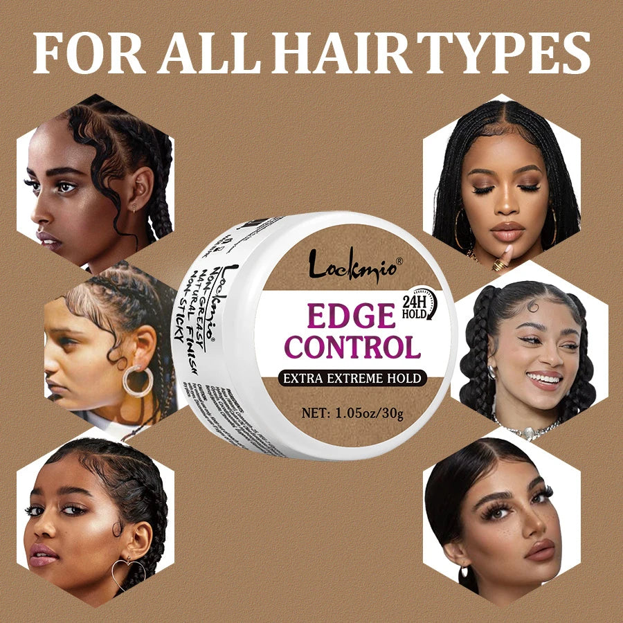 Baby Bangs Styling Gel Hair Pomade Edge Control Wax for Wig Women 24 HRS