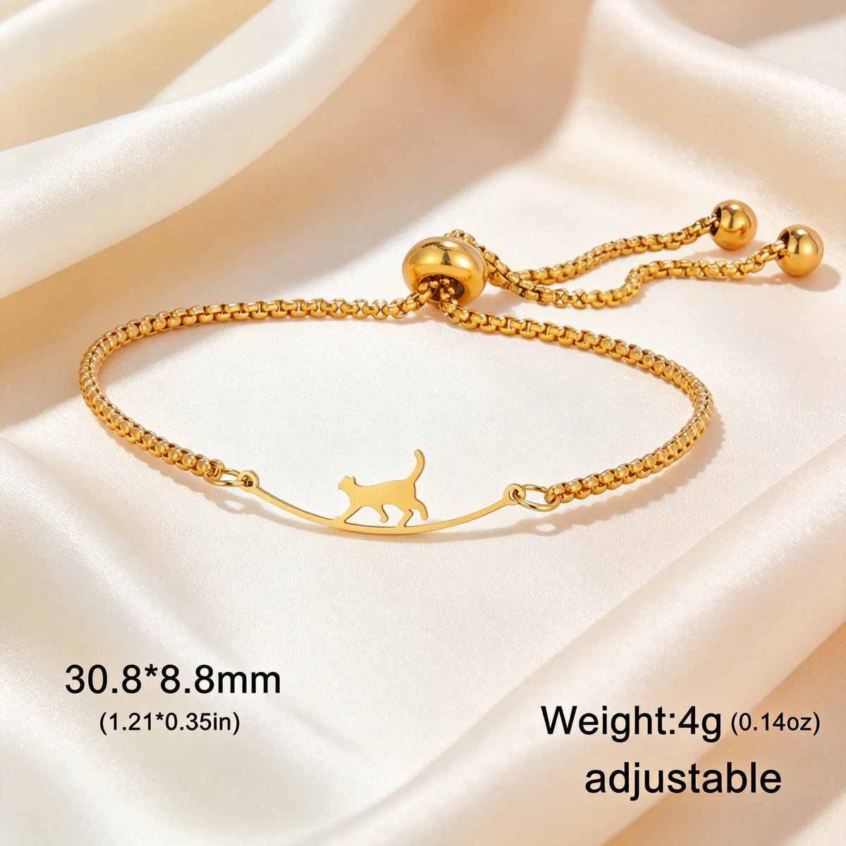Cute Dachshund Dog Stainless Steel Bracelet for Women's Valentine's Day Commemorative Day Jewelry and Gift Wholesale