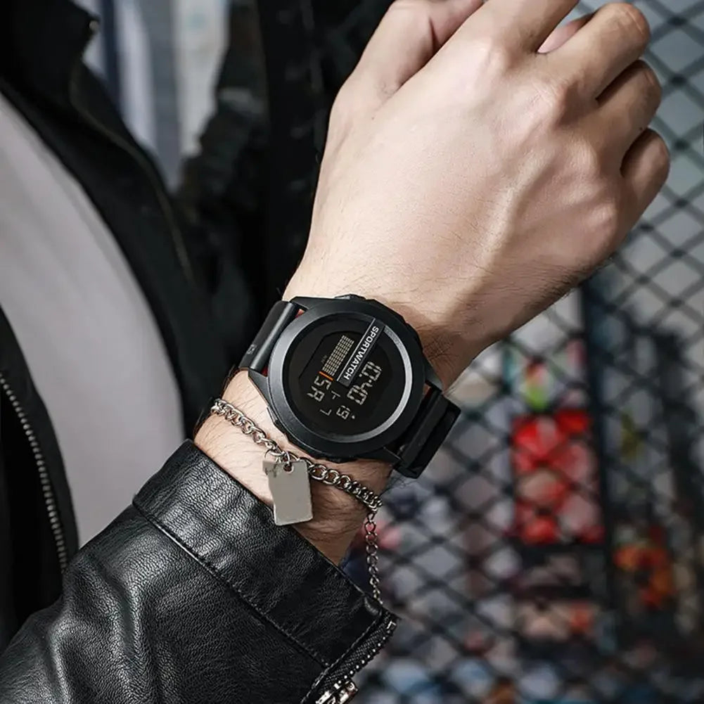 Men's Sports Watches Alarm Clock Multifunction Men LED Digital Watch Waterproof Fitness Sport Electronic Watch for Male Clock