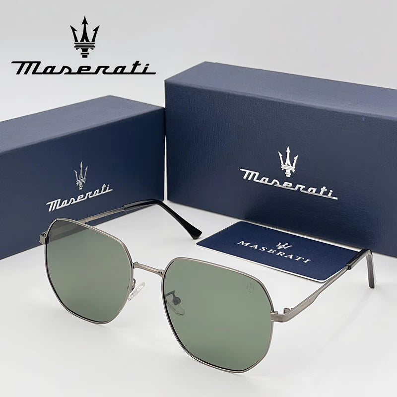 MASERATI Luxury Sunglasses High End for Men Women Polarized UV400 Driving Glasses Classic Style Premium Quality  Fashion Design