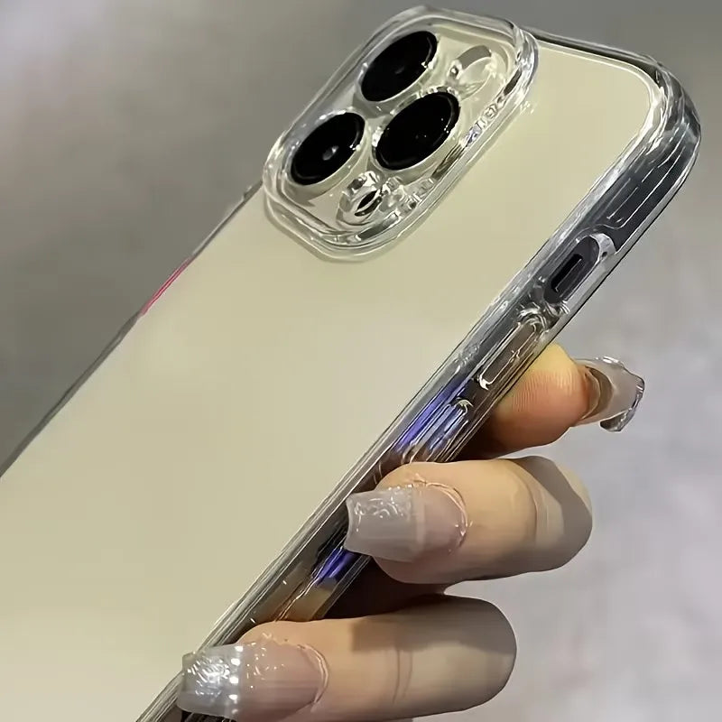 3PCS Ultra Thin Clear Phone Case For iPhone 11 12 13 14 15 16 17 Air 18 ProMax Plus 7 8 X Xr Xs 16E 17E Silicone Soft Back Cover