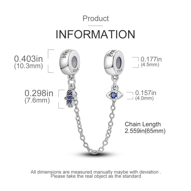Silver Clasp 925 Sterling Silver CZ Pave Clip Charms Daisy Beads Stopper Safety Chain Fit Original Bangle Bracelet Jewelry Clips