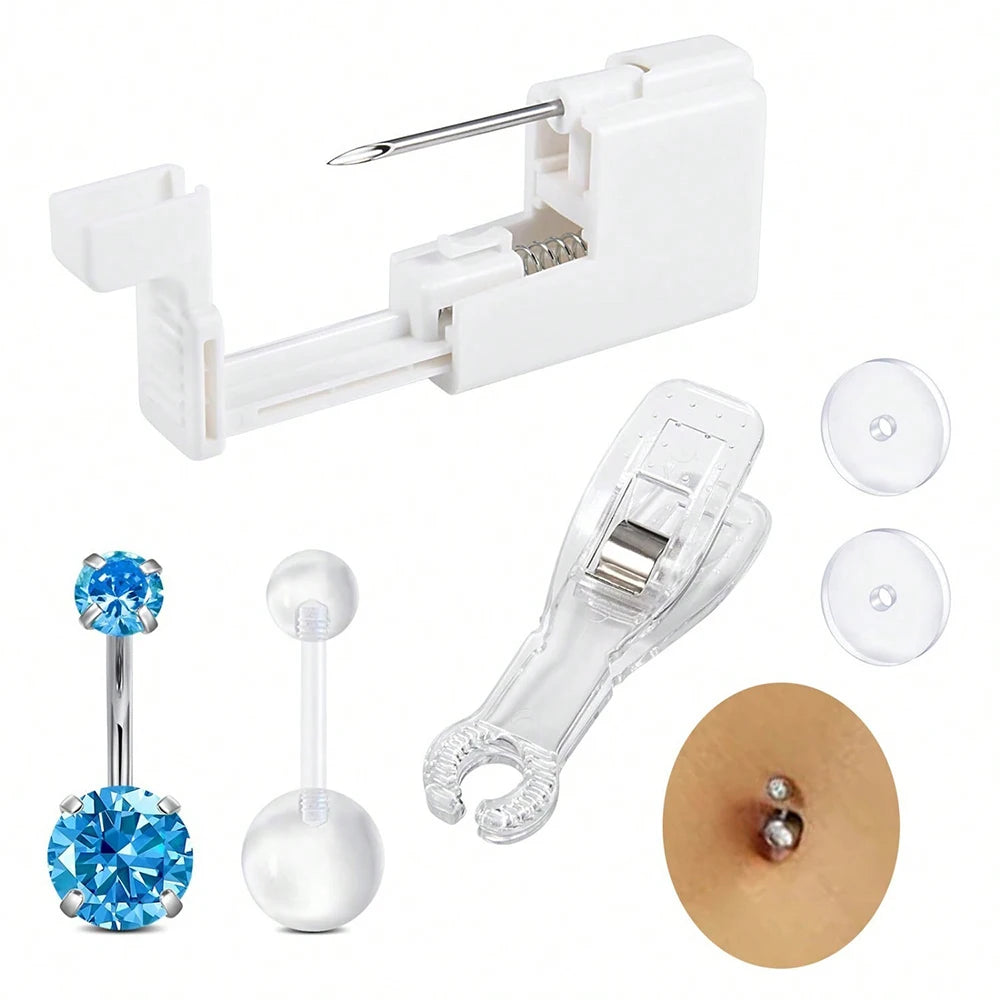 Belly Button Piercing Kit Gun