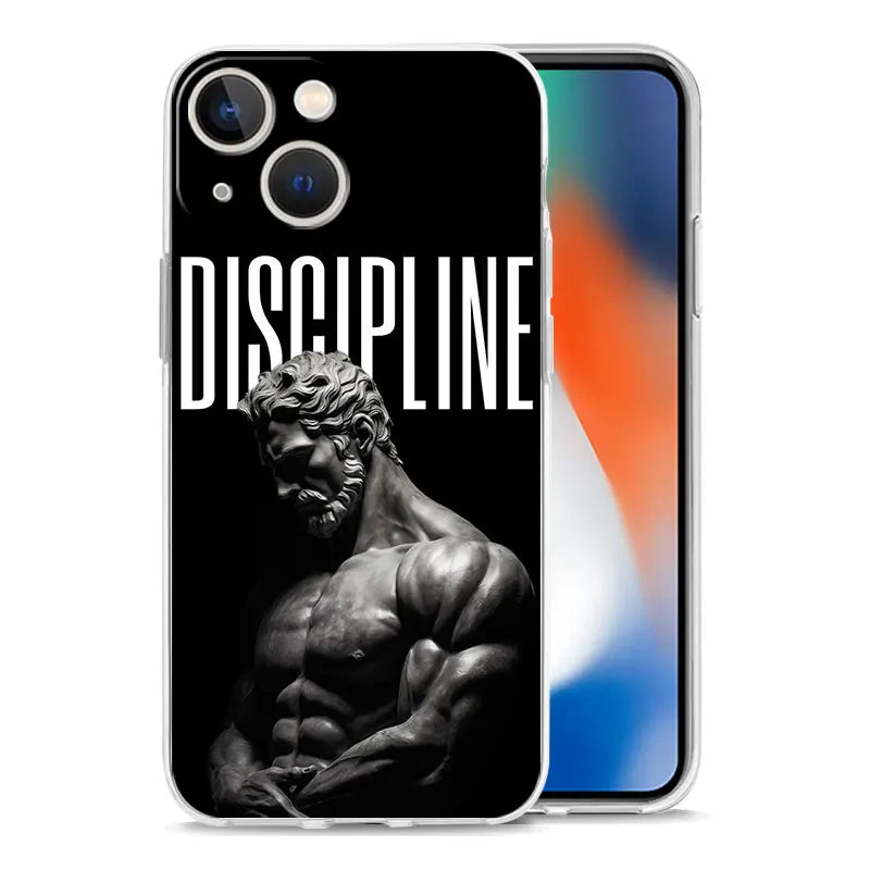 Gym Fitness Bodybuilding Phone Case For iPhone 11 Cases iPhone 15 12 13 14 16 Pro Max X XR XS 14 15 Plus 16Pro iPhone16 Cover