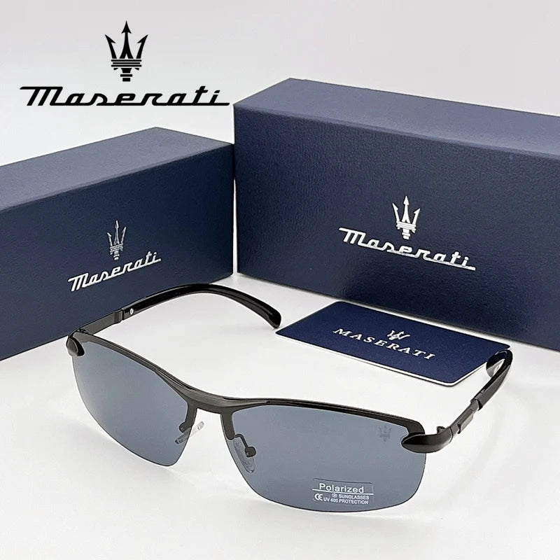 MASERATI Luxury Sunglasses High End for Men Women Polarized UV400 Driving Glasses Classic Style Premium Quality  Fashion Design