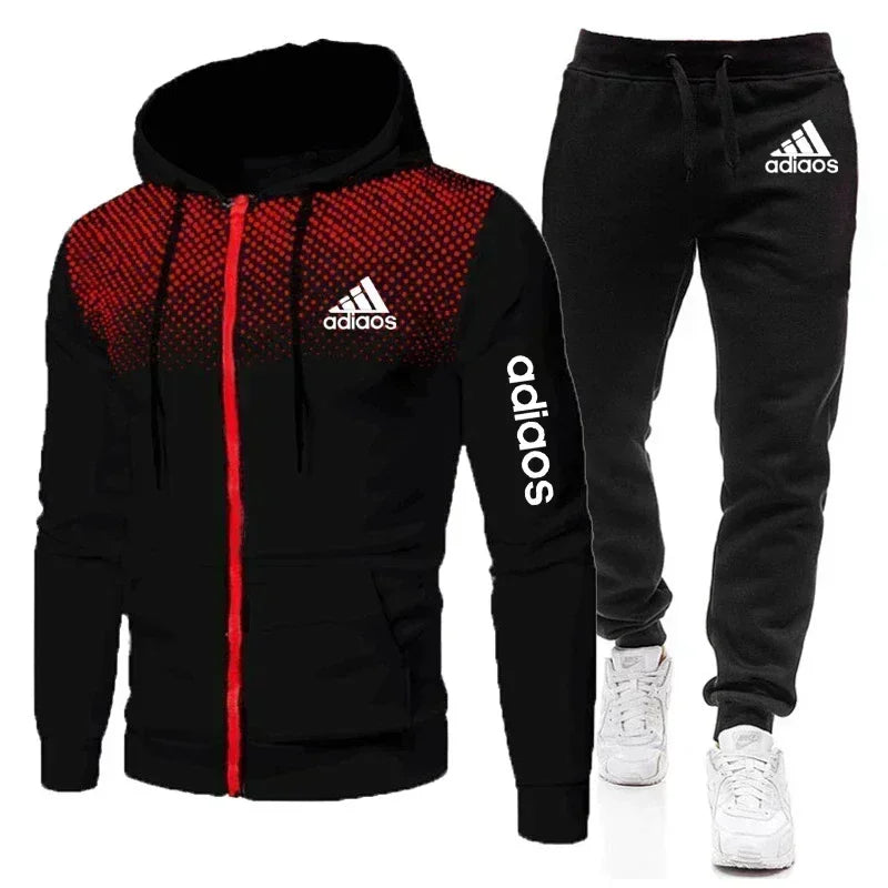 New Style Fashion Men Hoodie Fitness Gym Clothing Men Running Set Sportswear Jogger Men'smany Sorts Of Suit Sports