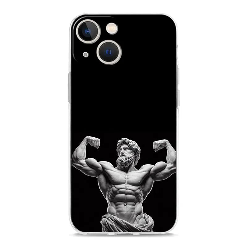 Gym Fitness Bodybuilding Phone Case For iPhone 11 Cases iPhone 15 12 13 14 16 Pro Max X XR XS 14 15 Plus 16Pro iPhone16 Cover