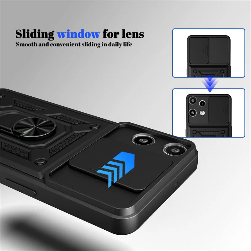 Kickstand Armor Phone Case For Nothing Phone 3a Lite Cover Lens Protection With Ring Magnetic Holder Coque Fundas
