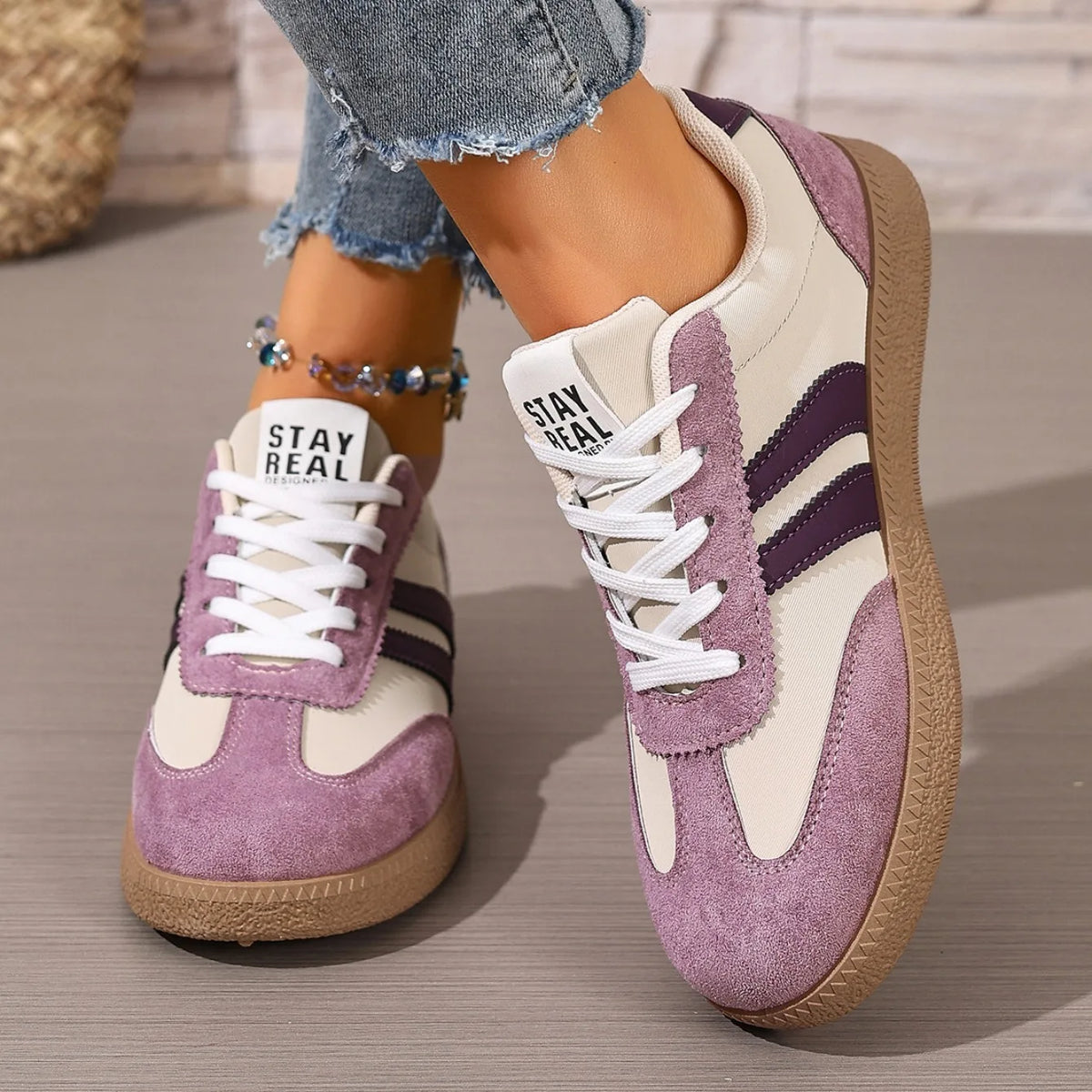 2026 New Sneakers Women Casual Patchwork Designer Shoes Sneakers Women Outdoor Casual Comfortable Ladies Shoe