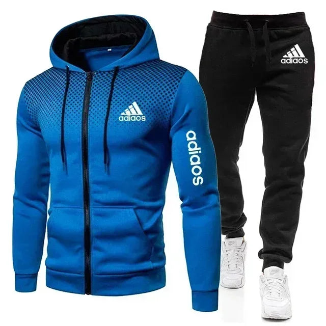New Style Fashion Men Hoodie Fitness Gym Clothing Men Running Set Sportswear Jogger Men'smany Sorts Of Suit Sports