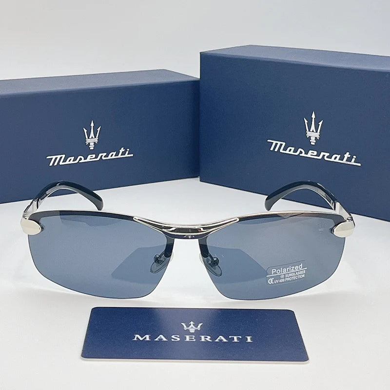 MASERATI Luxury Sunglasses High End for Men Women Polarized UV400 Driving Glasses Classic Style Premium Quality  Fashion Design