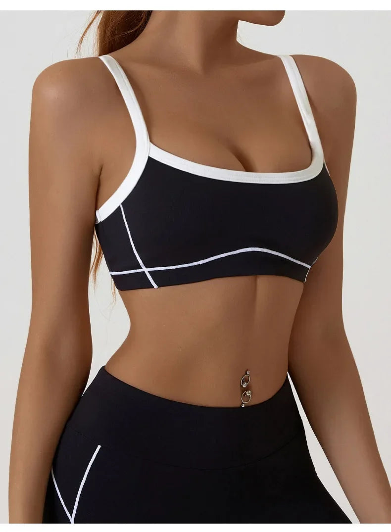 Yoga Sport Outfit For Woman Fitness Women's Two Pieces Short Pant Sets Suits Tracksuit Sportswear Woman Gym Yoga Workout Clothes