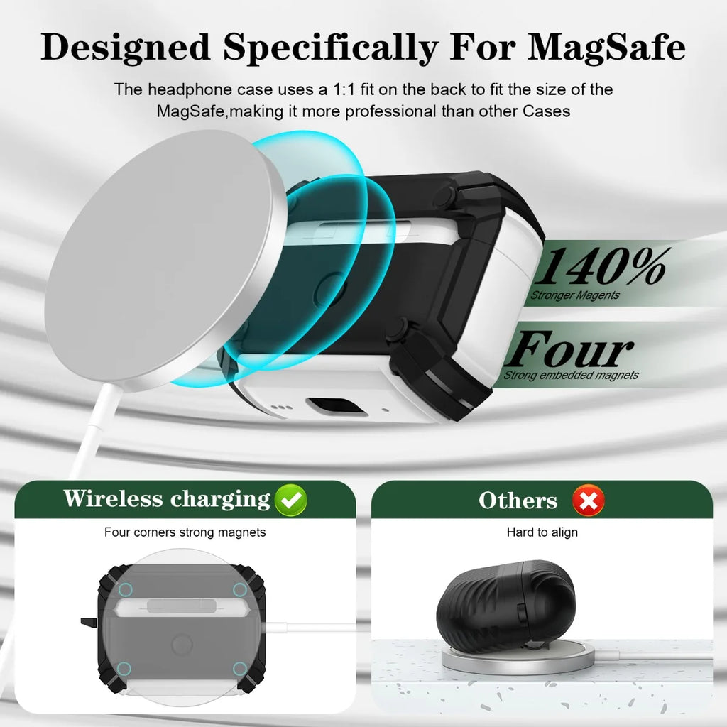 Phone Holder Security Lock Cover For AirPods Pro 3 2025 Case For AirPods Pro3 Pro 3rd Gen 2025 Cases Shockproof  Headphone Cover
