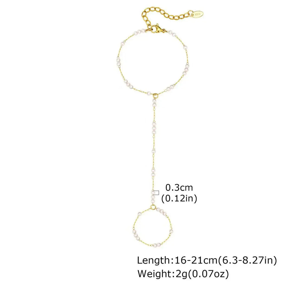 Stainless Steel Heart or Round Pendant Chain Bracelet jewelry