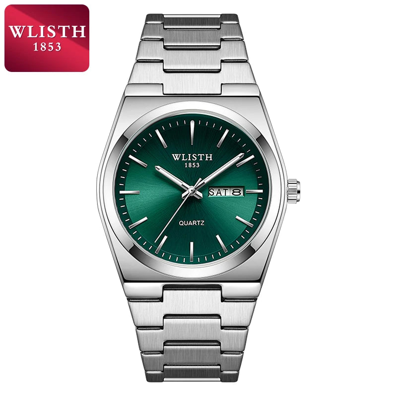 Man Watch Quartz Watch Luxury Waterproof Luminous Date Week Stainless Steel Men's Watch Male Relógios Masculino Reloj Hombre