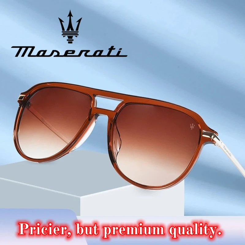 MASERATI Luxury Sunglasses High End for Men Women Polarized UV400 Driving Glasses Classic Style Premium Quality  Fashion Design
