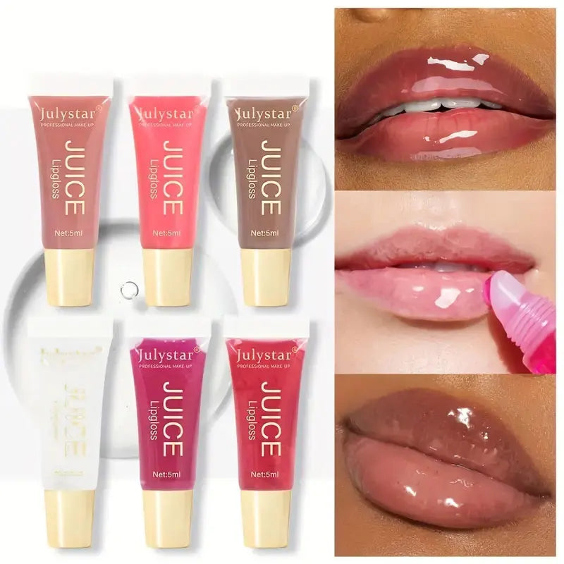 Watery Crystal Clear Jelly Lip Oil Lip Balm Moisturizing And Smoothing Lip Lines