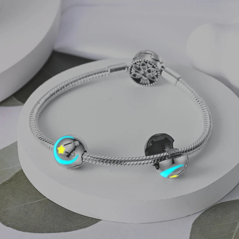 Silver Clasp 925 Sterling Silver CZ Pave Clip Charms Daisy Beads Stopper Safety Chain Fit Original Bangle Bracelet Jewelry Clips