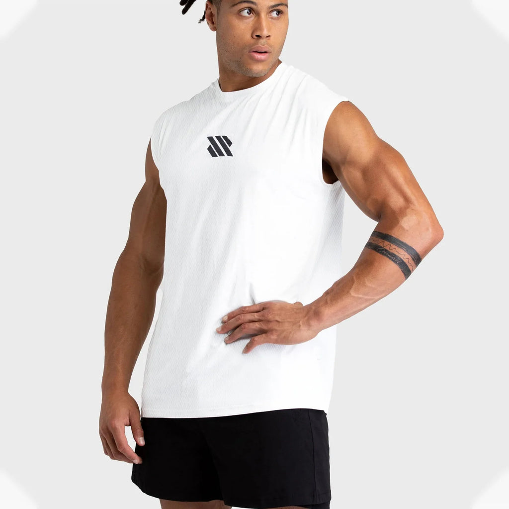 Men's Sleeveless Sports Shirt, Gym Fitness, Running, Quick Drying Vest, Breathable, Loose, Training, Summer Men's Wear