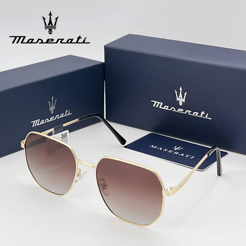 MASERATI Luxury Sunglasses High End for Men Women Polarized UV400 Driving Glasses Classic Style Premium Quality  Fashion Design
